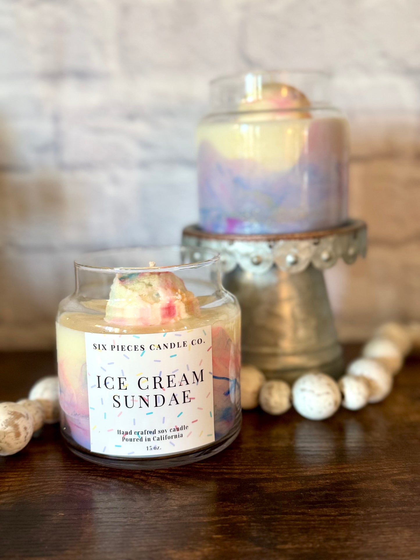 Ice Cream Sundae 15oz Scoop Candle