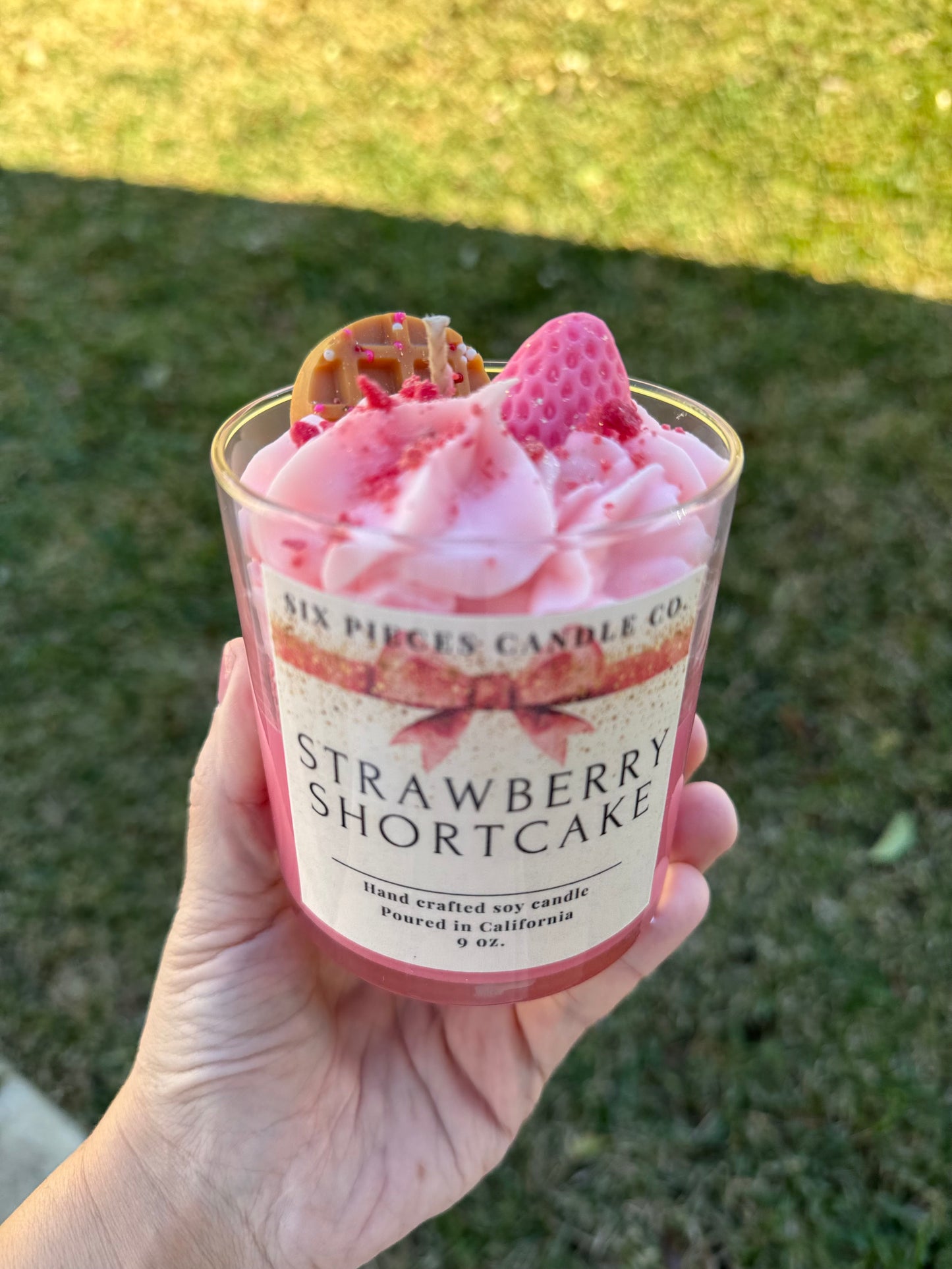 Strawberry Shortcake Whipped Wax Candle