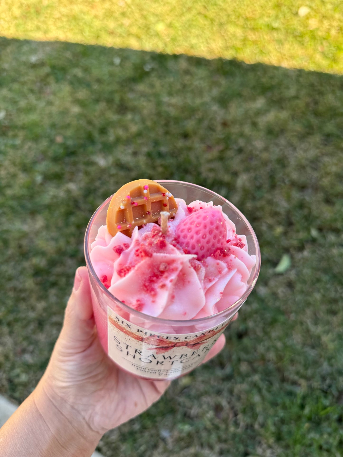 Strawberry Shortcake Whipped Wax Candle