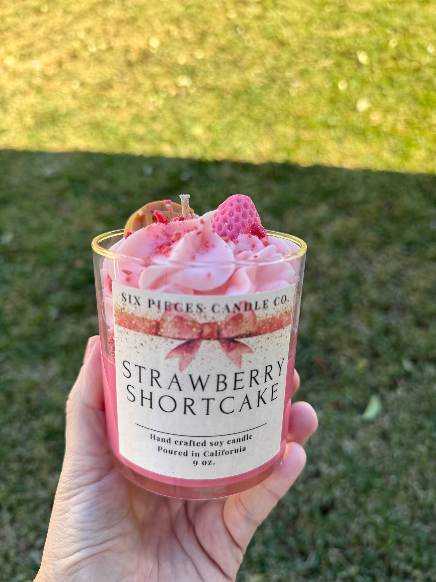 Strawberry Shortcake Whipped Wax Candle