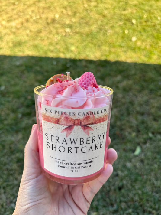 Strawberry Shortcake Whipped Wax Candle