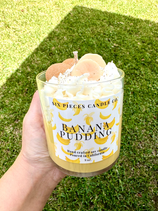 Banana Pudding Whipped Candle